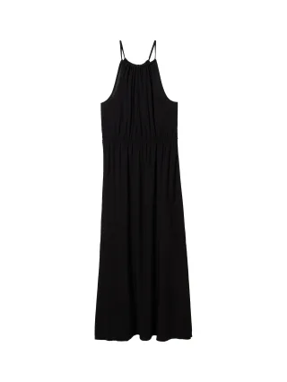 Denim Tom Tailor - Neckholder Maxikleid deep black - Gr. - M