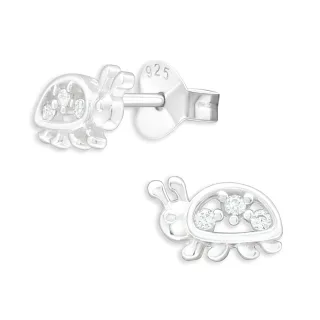 Marienk?fer Kinder Ohrringe aus 925 Silber