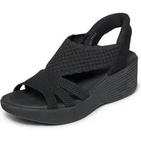 Skechers PARALLEL LITE-SUMMER INVITE Plateausandale Schlupfschuh, Sandalette, Sommerschuh mit softem Fersenriemen