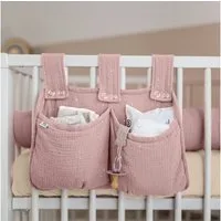 lilimaus Betttasche Bett-Organizer für Kinderbett - Tasche für Spielzeug & Bücher (1-tlg), Bücher & Kuscheltiere griffbereit am Bett - optional mit Gold