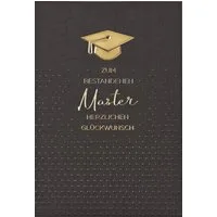 BSB Grußkarten Master - Glückwunschkarte im Format 11,5 x 17 cm mit Briefumschlag