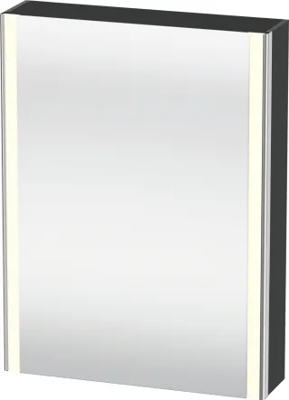 Duravit XSquare Spiegelschrank Graphit 600x155x800 mm - XS7111L49491000 XS7111L49491000