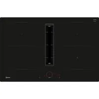 V58NHQ4L0 N 70, Autarkes Kochfeld schwarz, 80 cm, mit integriertem Dunstabzug