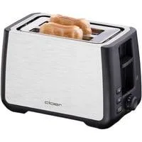 King-Size-Toaster 3569 edelstahl/schwarz, 1.000 Watt, für 2 XXL-Toastscheiben