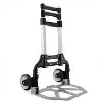 Yaheetech Sackkarre Einkaufstrolley klappbar, Alu Handkarre Transportkarre bis 80 kg Alu-Karre