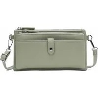 ITALYSHOP24 Geldbörse Damen Tasche Handytasche Umhängetasche CrossBody Kartenetui Crossover, Wallet Bodybag Portemonnaie Cross Bag Schmucktasche Brieftasche Clutch