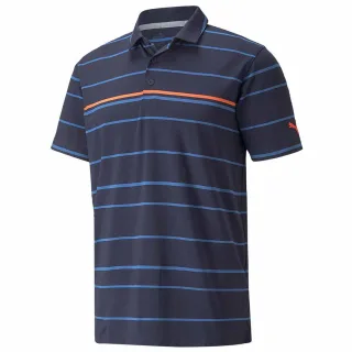 PUMA MATTR Kurzarm Collared Border Line Herren Golf Polo -Hemd 532976 03