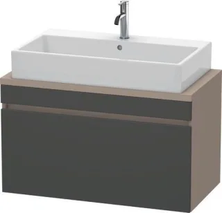 Duravit DuraStyle Konsolenwaschtischunterbau wandhängend Graphit & Basalt Matt 900x478x512 mm - DS53 DS530304943