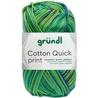 Gründl 50 Gramm Gründl Cotton Quick Print Strickgarn Farbauswahl Bastelgarn
