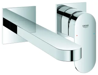 GROHE 2-Loch-Waschtisch-Wandbatterie Plus 29306_4, FMS für 23200002 Ausladung 203mm chrom, 29306004 29306004