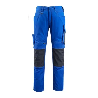 MASCOT Mannheim Hose mit Knietaschen UNIQUE Kornblau / Schwarzblau 48 - 12679-442-11010-90C48