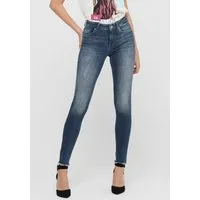 ONLY Ankle-Jeans ONLBLUSH MID SK ANK RW REA422 NOOS mit Fransensaum