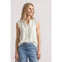 STREET ONE Shirttop mit Volantärmeln
