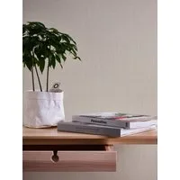 A.S. Création Vliestapete Casual Living Struktur-Tapete Unitapete leicht glitzernd Landhaus, strukturiert, Glitzermuster, (1 St), Vliestapete Uni für Schlafzimmer Küche Wohnzimmer Struktur Design Flur