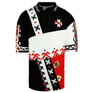 Puma x Jahnkoy Graphic Print über alle kurzen Ärmeln Herren Poloshirt 596683 47