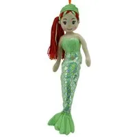 Sweety-Toys Meerjungfrauenpuppe Sweety Toys 13371 Stoffpuppe Meerjungfrau Prinzessin 45 cm grün