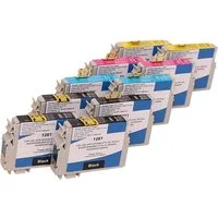 ABC Tintenpatrone (Kompatibles Set 10x Druckerpatrone für Epson Stylus BX305F BX305FW, 30 SX230 SX235 SX235W SX420W SX425W SX430W SX435W SX438W SX440W SX445W)