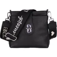 MIRROSI Umhängetasche Damen Crossbody Bag, Echtleder Made In Italy, (22x22x8cm) aus Wildleder