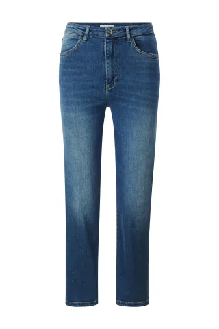 Rich & Royal - Relaxed Sustainable Cotton Forever Blue denim blue - Gr. - 29/32