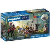 Playmobil® Drachenentführung (72211), Knights Konstruktions-Spielset, (44 St), Made in Europe
