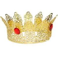 Funny Fashion Kostüm Prinzessin Krone 'Rosenrot', Gold