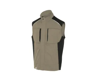 KÜBLER ACTIVIQ Weste sandbraun/schwarz XXL - 7250 5365-2599-XXL