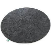 Kubus Duschmatte Elara, Runde Badematte aus hochwertiger Mikrofaser, Polyester, Rund, Rutschhemmend und kompatibel mit Fußbodenheizung