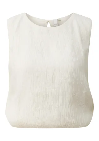 qs - Bluse weiß - Gr. - 36