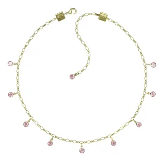 konplott - Halskette - Tutui pink/gold
