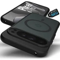 GreenHec Handyhülle Hülle Google Pixel 10 9 8 7 6 Pro XL MagSafe Case 9a 10a Magnet Schutz 7 Zoll, Cover Schwarz Magnetisch Handyhülle Pixelsnap Black Stoßfest Dünn Matt
