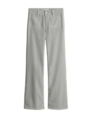 OPUS PANTS - Flared Cordhose - Melly fresh grau - Gr. - L32