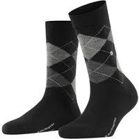 Burlington Socken Marylebone Einheitsgröße 36-41, wärmende Wollmischung, Argyle-Muster