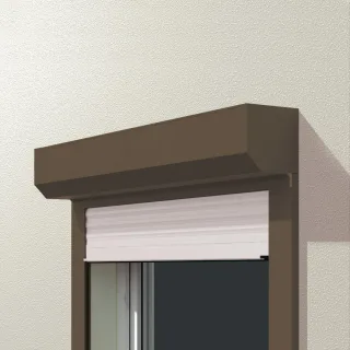 Rolladen Braun, Schokoladenbraun ähnlich RAL 8017, 800x800 mm, auf Maß kaufen