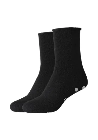 Camano ABS-Socken "warm & cozy" 2 Paar tlg. mit Anti-Rutsch Noppen