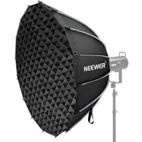 Neewer Softbox NS73P 120cm Parabol Softbox Kit mit Lichtdiffusoren, Bowens Halterung, für Studio Fotografie, kompatibel mit Aputure 120d & Godox SL60w
