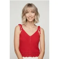 Vero Moda Stricktop VMSALTY SANDS SL TOP SE Baumwolle