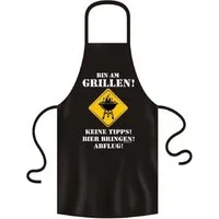 RAHMENLOS® Grillschürze Grillschürze mit humorvollem Spruch für Grillmeister, Rahmenlos Design, ideal für BBQ-Fans