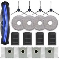 VERCO Reinigungsbürsten-Set Reinigungskit für Ecovacs, Für Ecovacs Deebot T50 Omni, Für Ecovacs Deebot T50 Pro Omni, Für Ecovacs Deebot T50 Pro Omni Gen2, Für Ecovacs Deebot T50 OMNI Gen2, (17-tlg), Ersatz Teile Set Wartungskit Filter Seitenbürste Zu