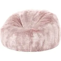 icon Sitzsack Flauschig aus Kunstfell für Kinder, mit Füllung, 65x45x65cm, Made in Germany, für Kinderzimmer, flauschig