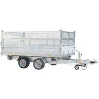STEMA PKW-Anhänger ROCKO Smart, max. 1870 kg, Set, 2-tlg., inkl. Gitteraufsatz 66 cm