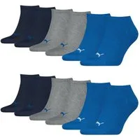 PUMA Sneakersocken Soft Cotton (6-Paar) mit Cat-Logo und PUMA-Schriftzug