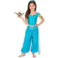 JADEO Kostüm Orientalische Prinzessin Mädchenkostüm Faschingskostüm blau