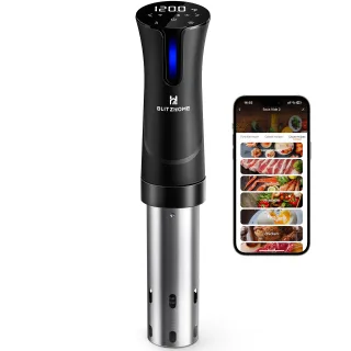 [EU Direct] BlitzHome® SV2209 1100W Sous Vide Cooker APP Control Thermal Immersion Circulator Machine with Digital LED D