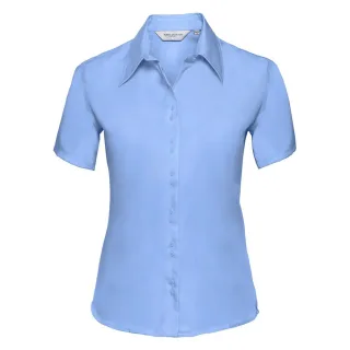 Russell Collection - "Ultimate" Hemd für Damen kurzärmlig (Heiterer Himmel)