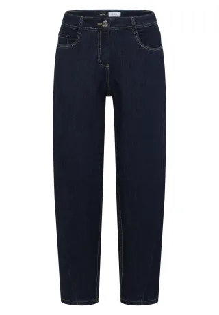 CECIL - High Waist Barrel Leg Jeans im Loose Fit rinsed wash - Gr. - 28