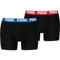 PUMA Boxershorts PUMA MEN EVERYDAY BASIC BOXERS 2P (Packung, 2er Pack) mit Puma Webbund