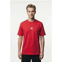 adidas Sportswear T-Shirt ESSENTIALS SMALL LOGO SINGLE JERSEY sportliches Kurzarmshirt, mit Rundhalsausschnitt