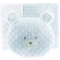 Babydecke Babydecken-Set mit Kissen Zweilagige Babydecke aus Polyester 100x80cm, Almina