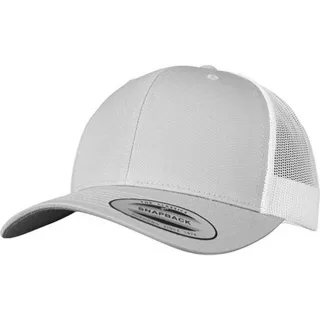 Flexfit - Trucker Cap Zweifarbig (Silber/Weiß)