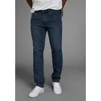 Arizona Straight-Jeans gerade Beinform, dezente Used-Waschung, niedrige Leibhöhe